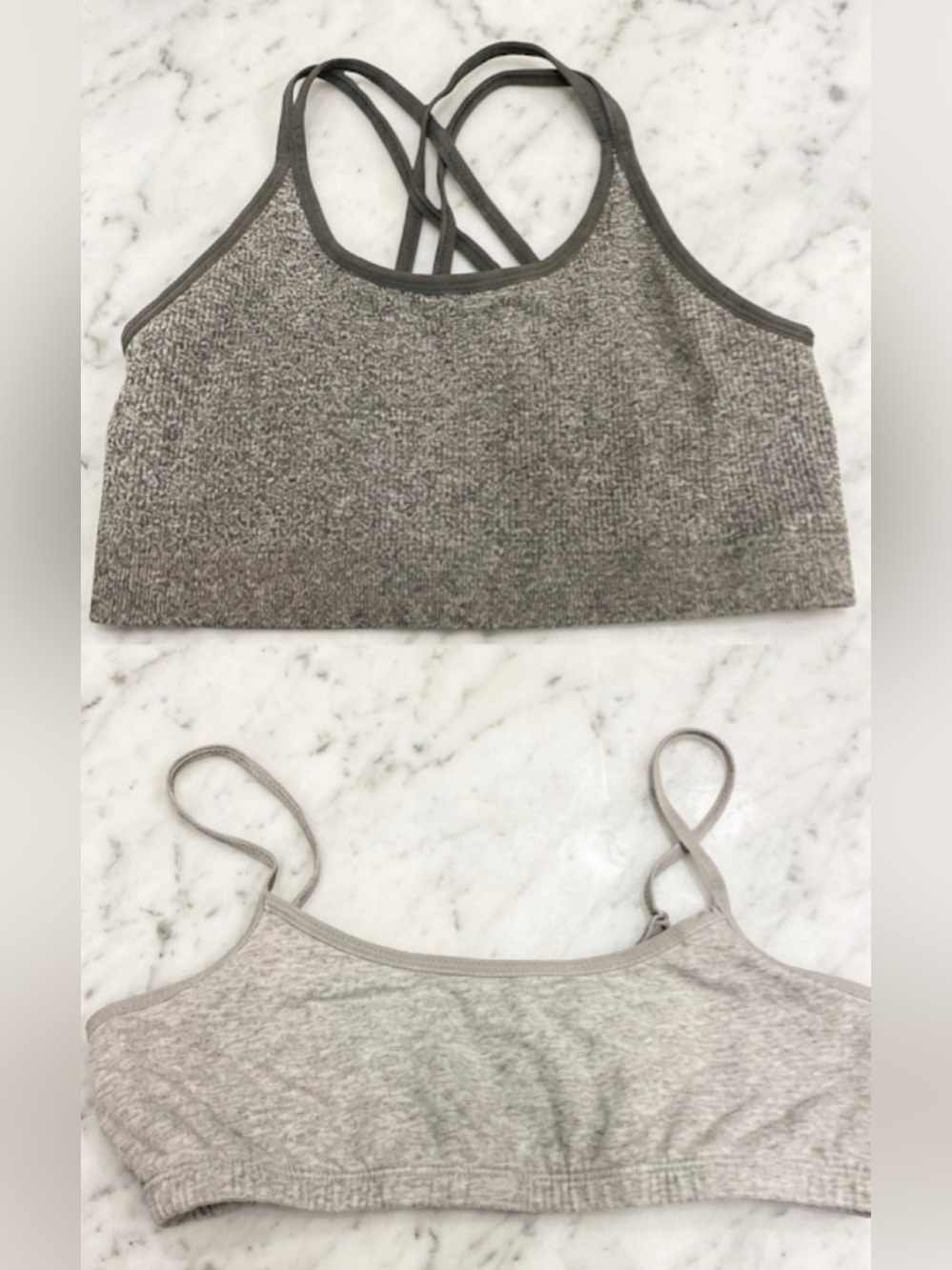 Lot of 2 Girls Activewear Sports Bras – Joe Fresh & Gap Kids – Size XL (12-14)
